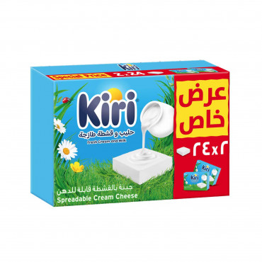 Kiri 24 Portion Cheese 2 X 400Gm