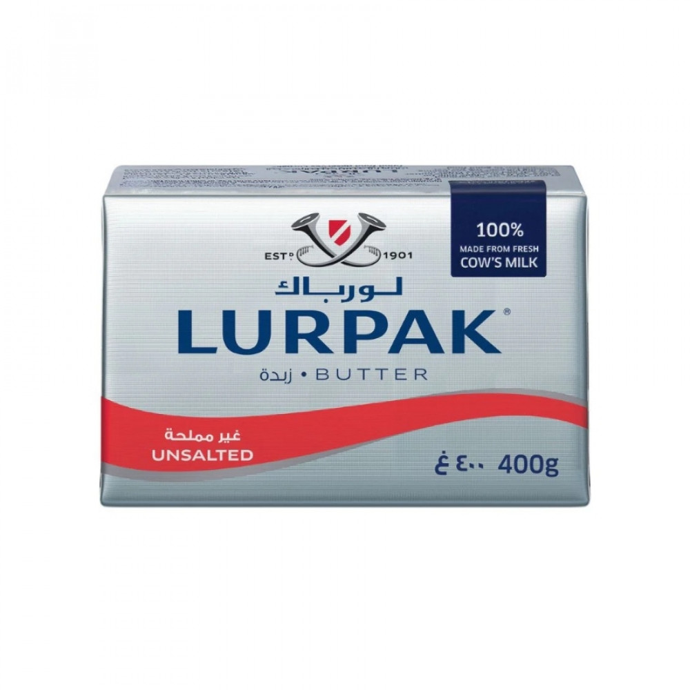 Lurpak Unsalted Butter 400Gm