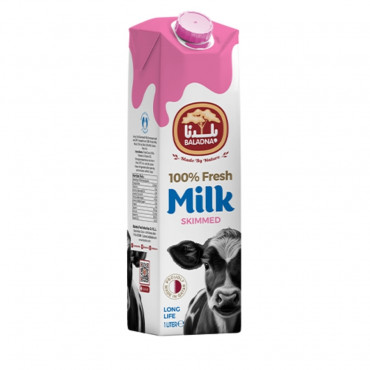 Baladna Uht Skimmed Milk 1Ltr