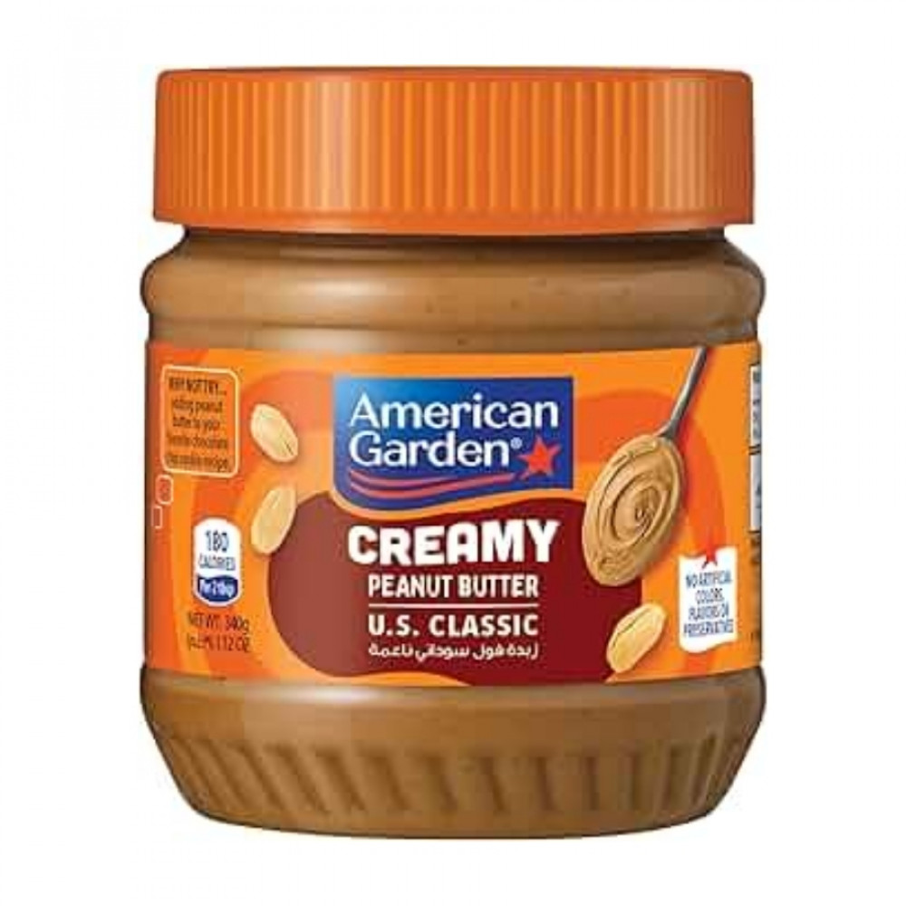 American Garden Creamy Peanut Butter 340Gm