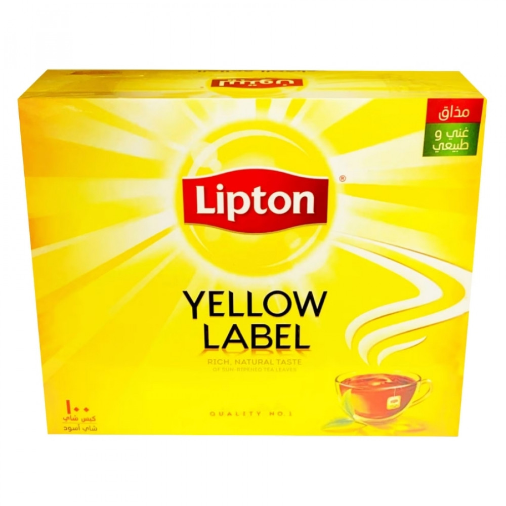 Lipton Yellow Laebl Tea Bags Regular 100S