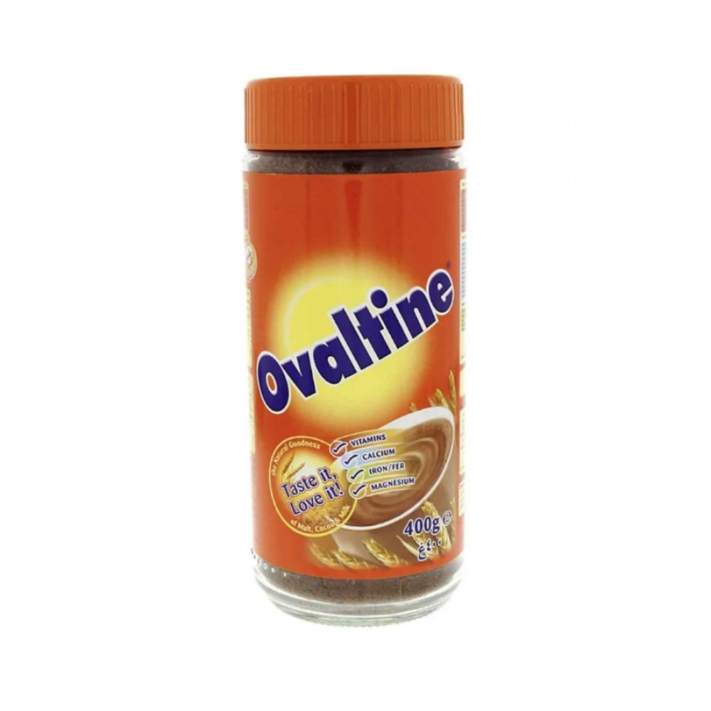 Ovaltine Glass Jar 400Gm