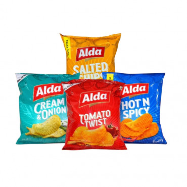 ALDA POTATO CHIPS ASSORTED 15GM X 15S@SP