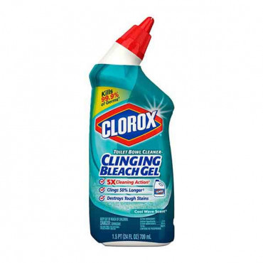 Clorox Toilet Bowl Cleaner Bleach Gel 24oz