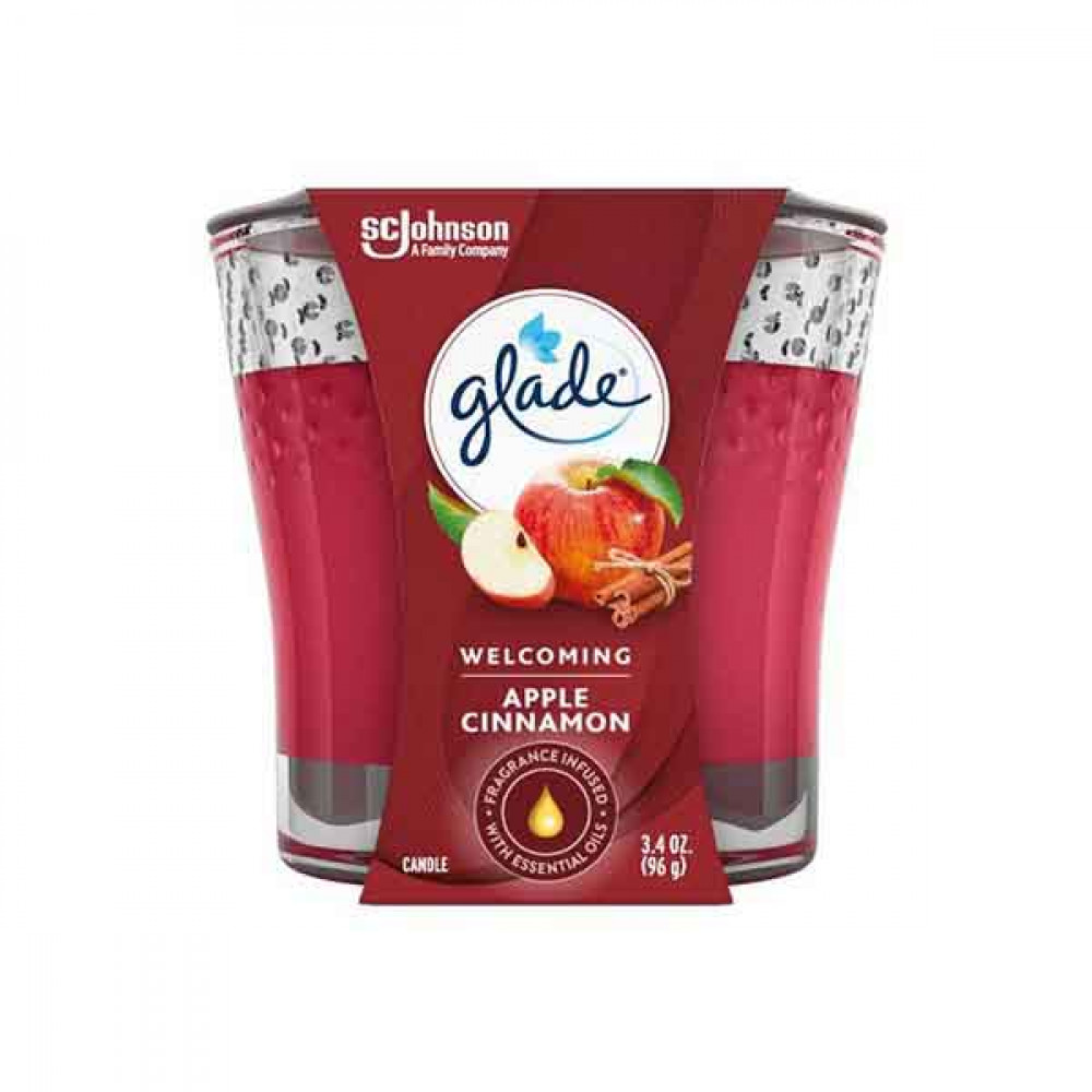 Glade Candle Apple Cinnamon 3.4oz