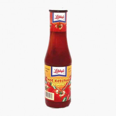 Libbys Ketchup Hot Glass Jar 340g