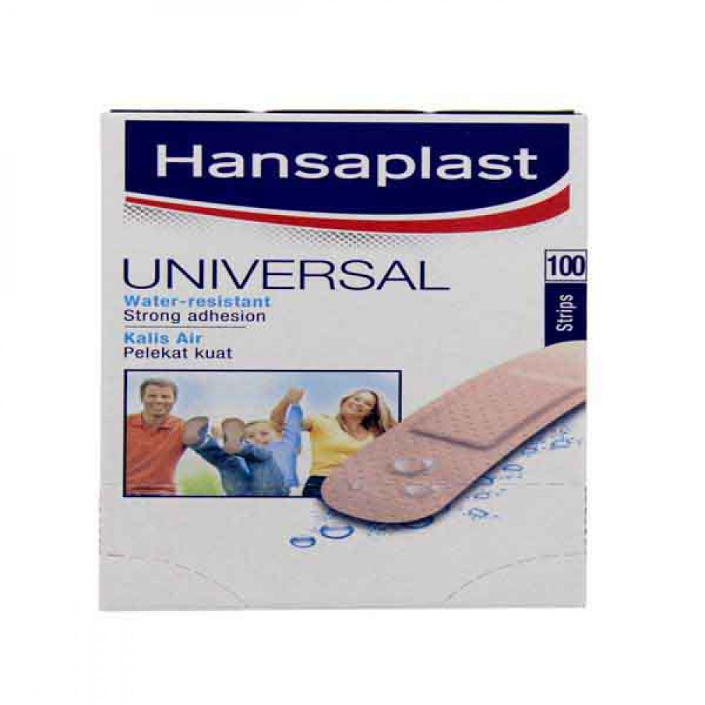 Hansaplast Plastic Strips 100 Pieces Hansaplast Plastic Strips 100 Pieces