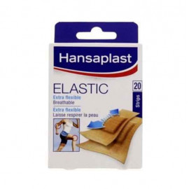 Hansaplast Strips Elastic Flexible 20 Pieces Hansaplast Strips Elastic Flexible 20 Pieces