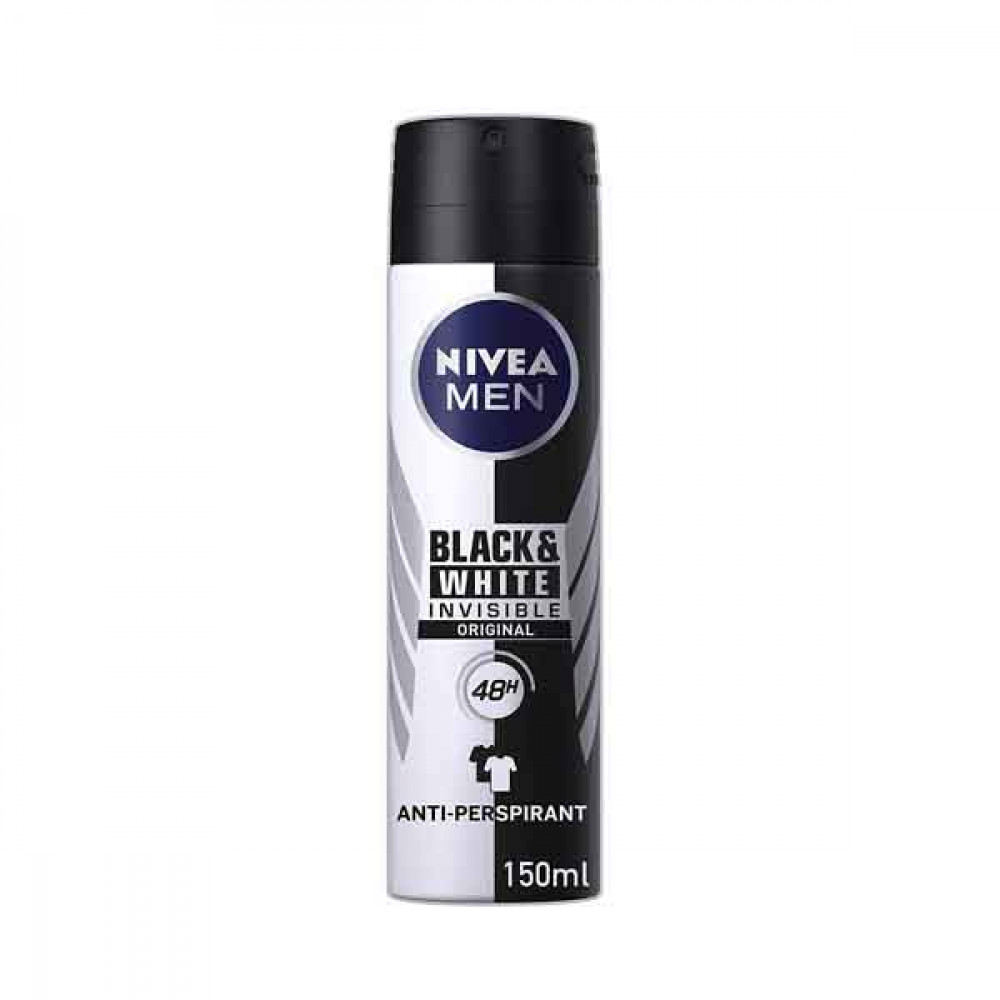 Nivea Black N White Deo Men 150ml