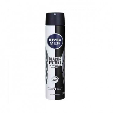 Nivea Black N White Deo Men 200ml