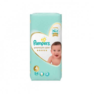 PampersÂ  Premium Care Diapers S4 54's
