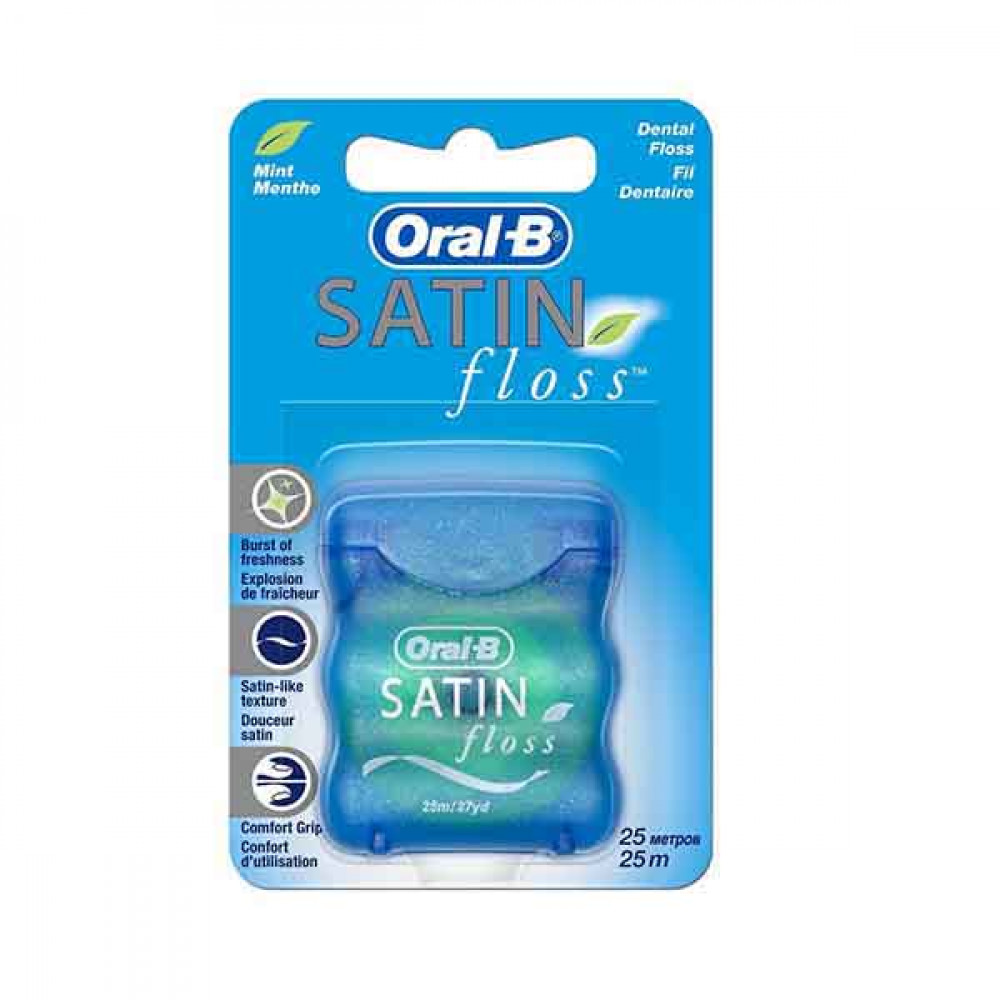 Oral B Satin Floss Mint 25 Metre