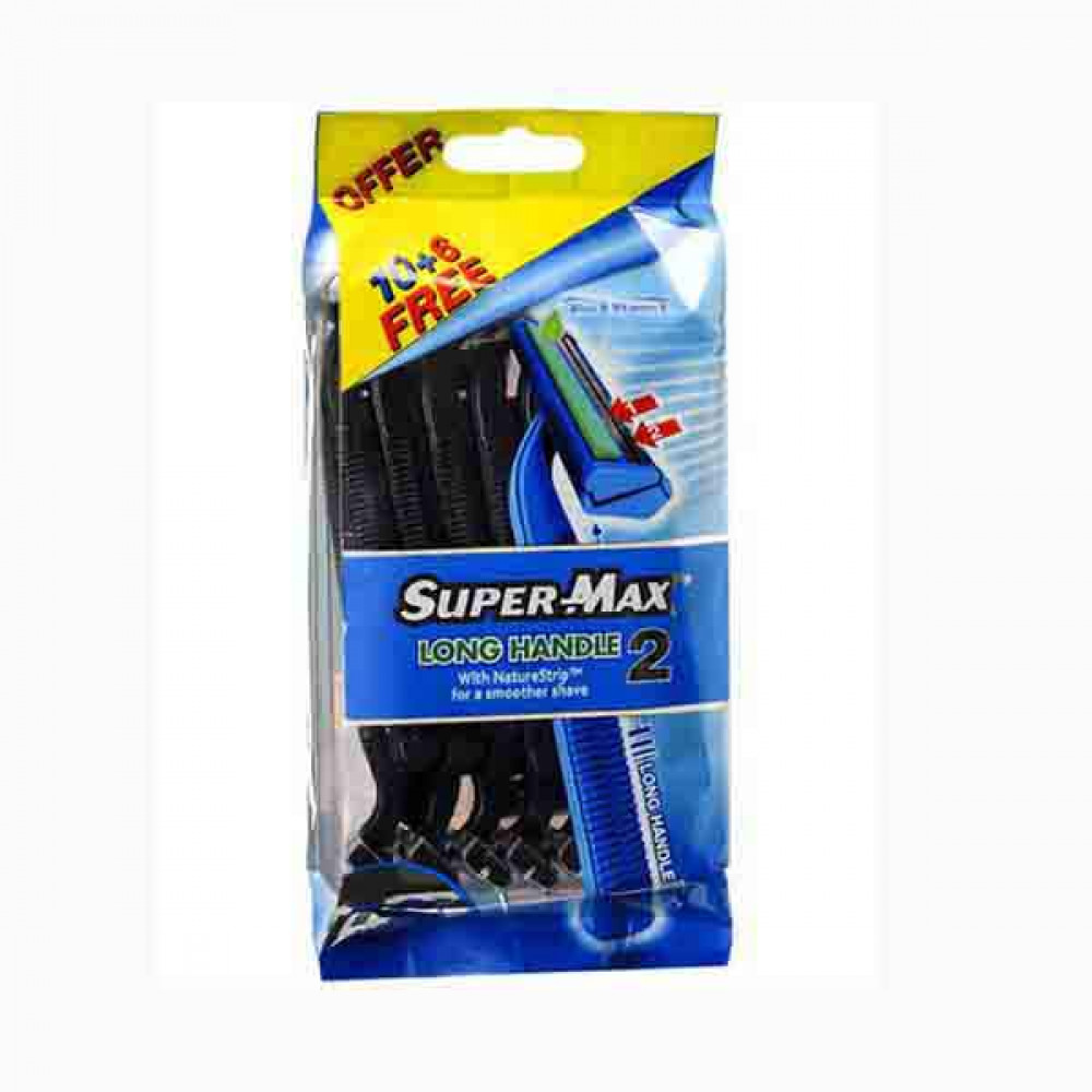 Supermax Long Handle Disposable Pouch Of 10+6