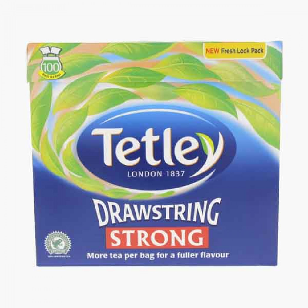 Tetley Drawstring Light Black Tea Bag 100
