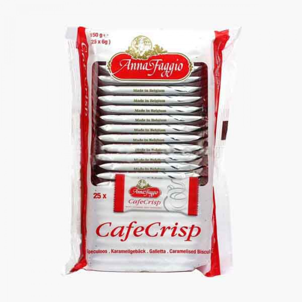 Anna Faggio Caf Crisp Caramelised Biscuit 150g Anna Faggio Caf Crisp Caramelised Biscuit 150g