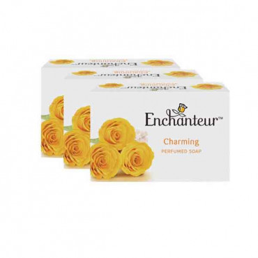 Enchanteur Charming Soap 125g x 3'S