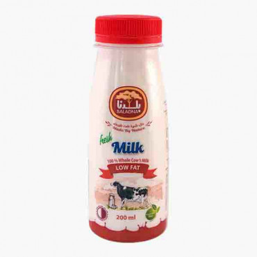 Baladna Fresh Cow Milk Low Fat 200ml