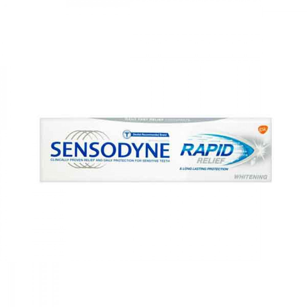 Sensodyne Rapid Action Whitening Toothpaste 75ml