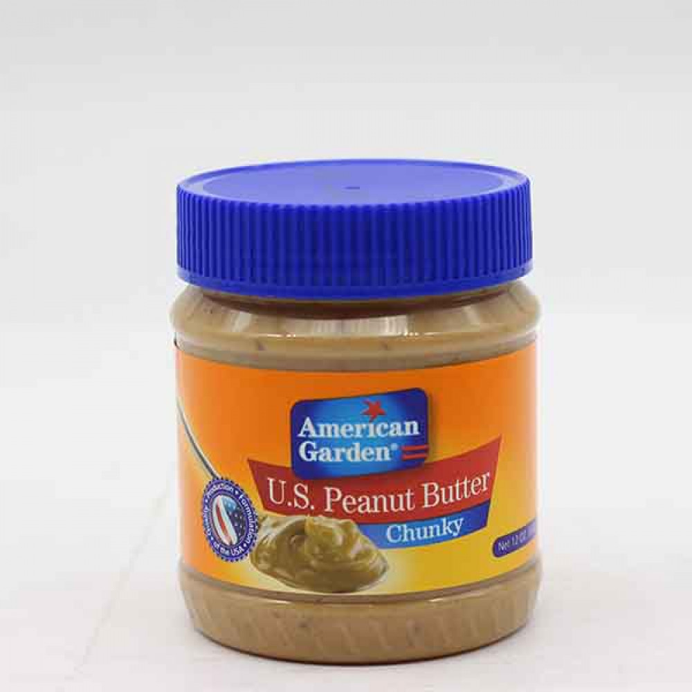 American Garden Chunky Peanut Butter 340g American Garden Chunky Peanut Butter 340g