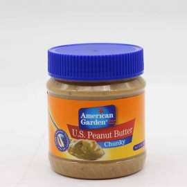 American Garden Chunky Peanut Butter 340g American Garden Chunky Peanut Butter 340g