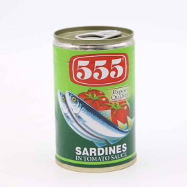 555 Sardines In Tomato Sauce Green 155g 555 Sardines In Tomato Sauce Green 155g