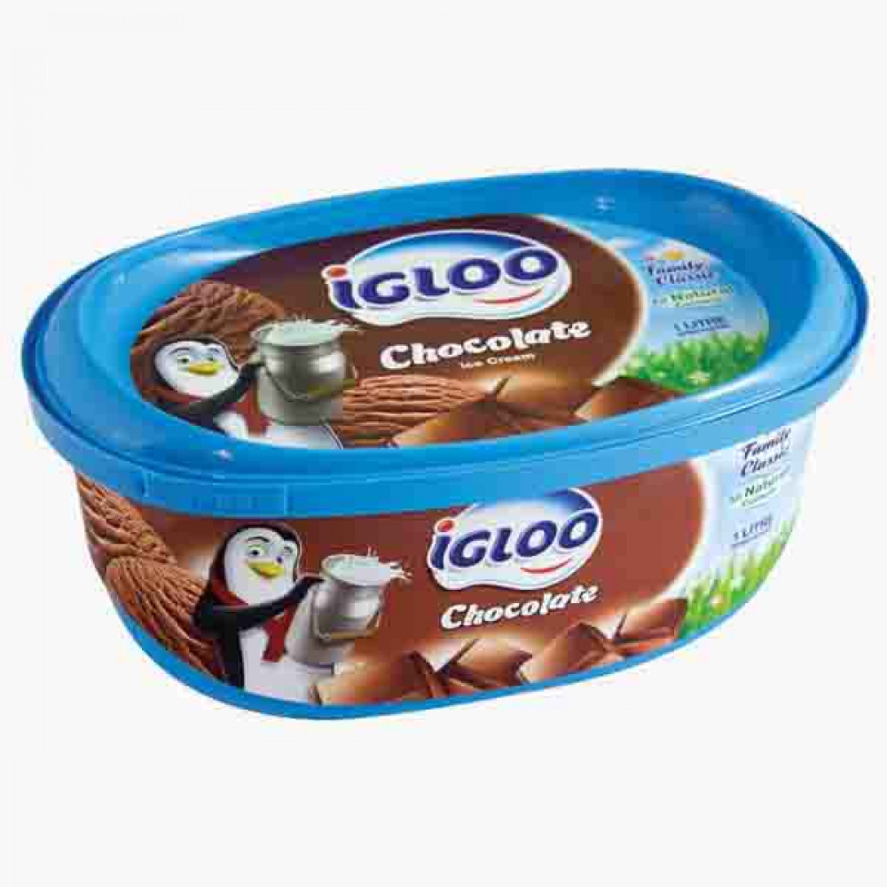 Igloo Ice Cream Chocolate Tub Litre