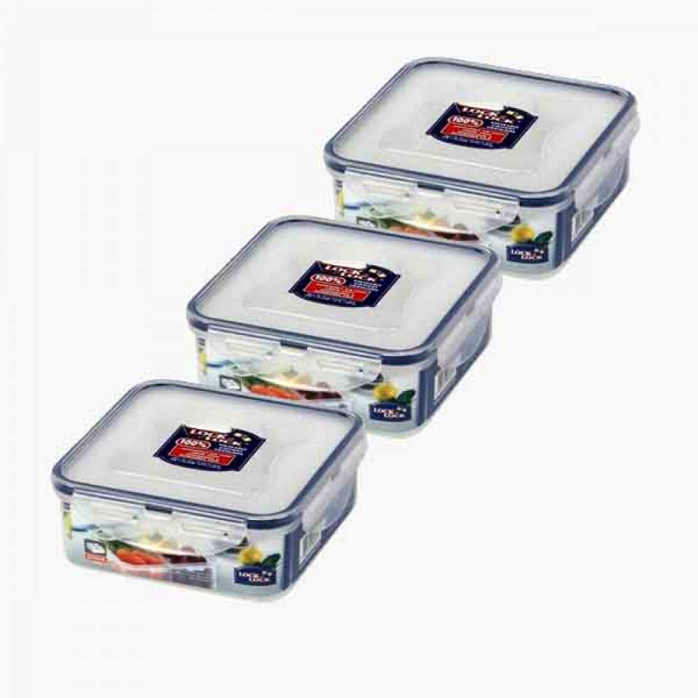 Lock&Lock Hpl823Sa3 Food Container 3 Pieces Set