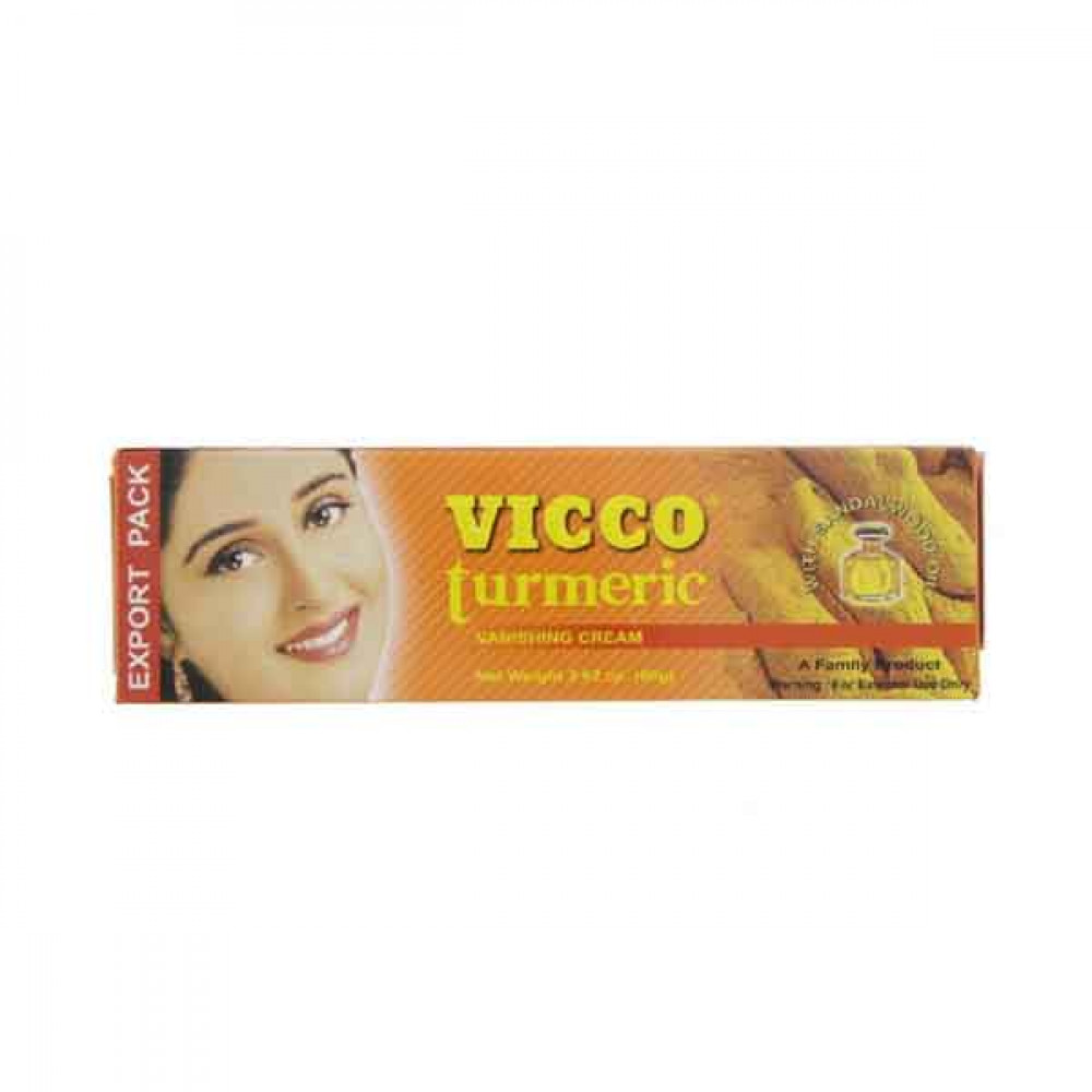 Vicco Turmeric with Sandalwood Oil Vanishing Cream 80g