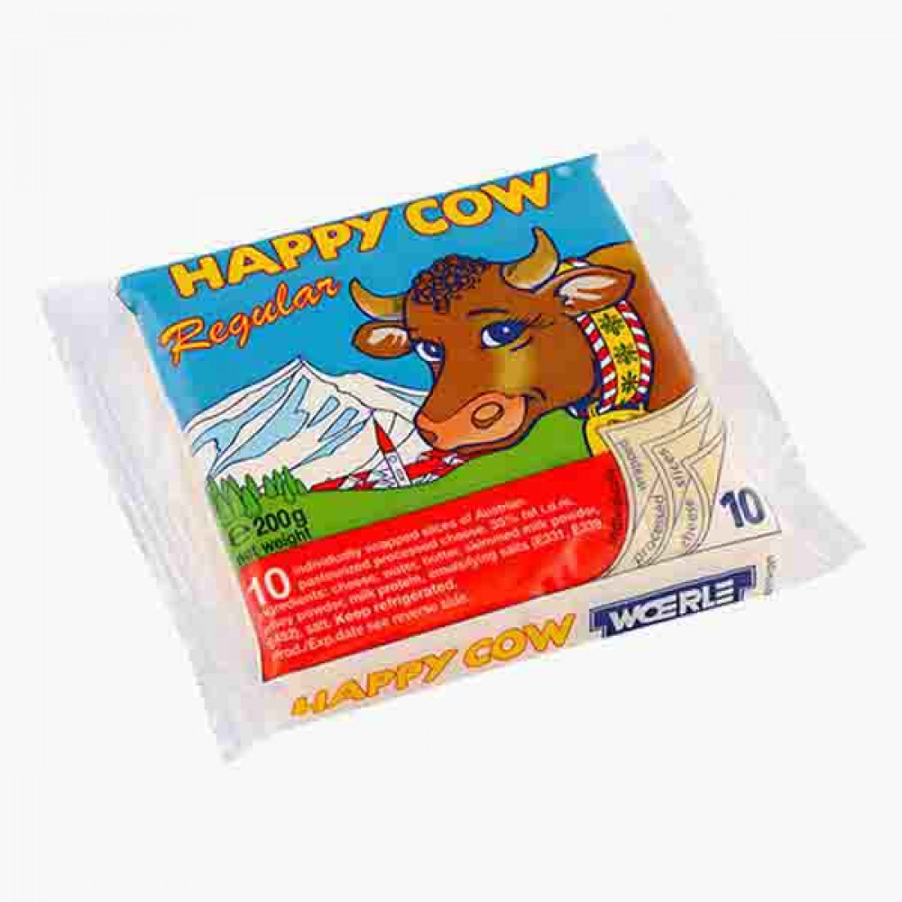 Happy Cow Slice Cheese 200g 7371