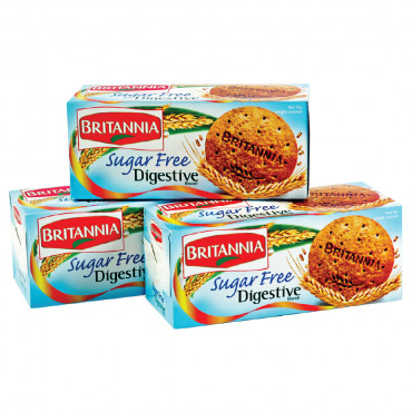 Britannia Digestive Sugarfree 3X350Gm