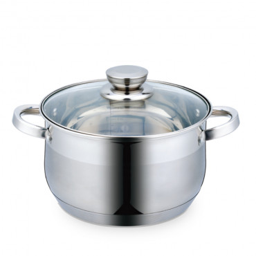 Gitco Steel Casserole With Lid 20Cm