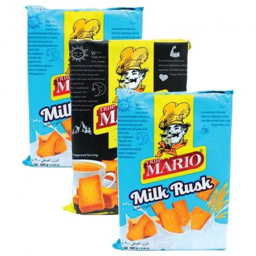 Mario Sanuf Milk Wheat Rusk 300g 3S