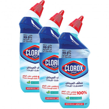 Clorox Toilet Cleaner Fresh Scent 709Ml 2+1 Free