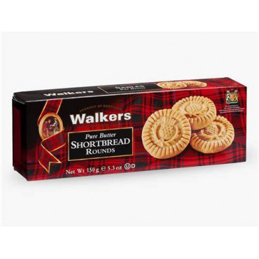 WALKERS SHORT BREAD ROUNDS 150GM