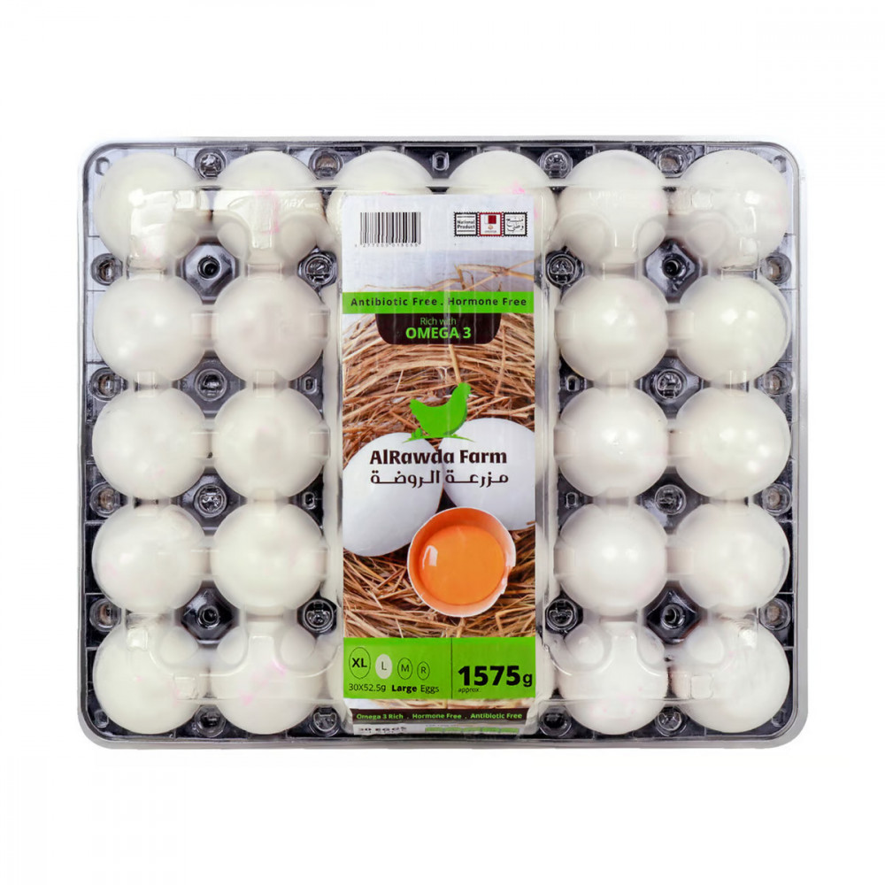 AL RAWDA FARM OMEGA3 ENRICHED QATAR EGG 30S