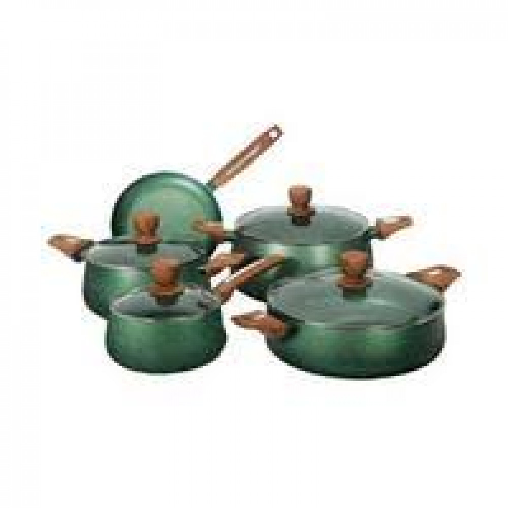 HOMEWAY 9 PCS MARBLE COOKWARE SET HW3691