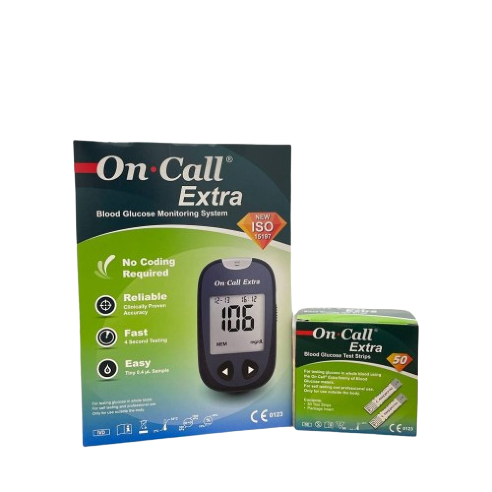 Acon On Call Extra Glucose Monitor+50 Strip
