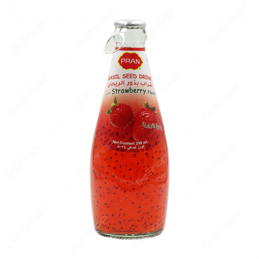 PRAN STRAWBERRY BASIL SEED DRINK 290ML