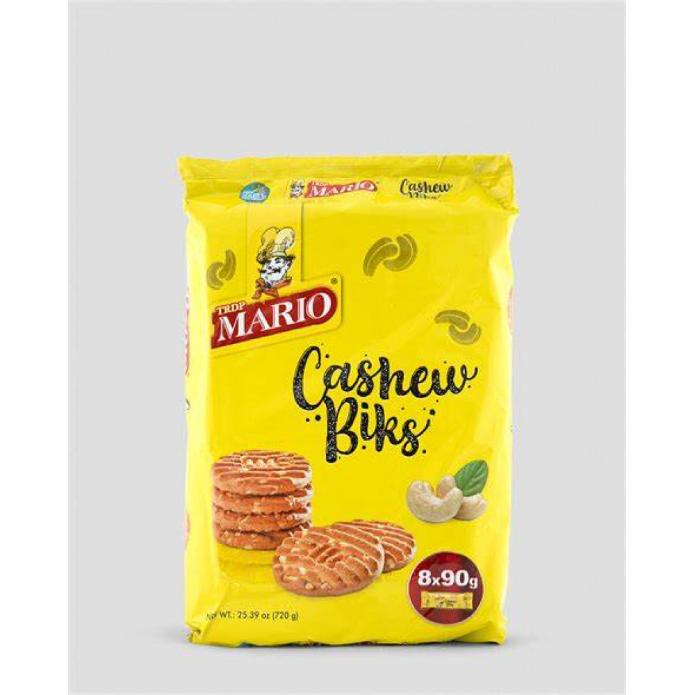 MARIO CASHEW BIKS BISCUITS 720GM