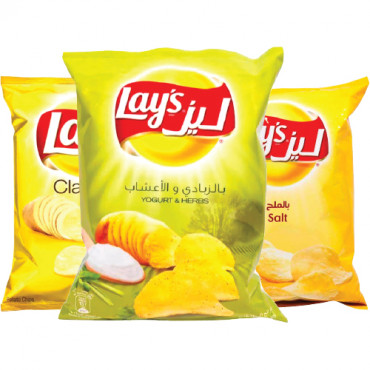 Lays Assorted Flavors 3X70Gm 