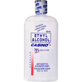 Casino Ethyl Alcohol Anti Desinfectant 70% Solution 250ml -- كاسينو  يتيل كحول مطهر 70% حلول 250مل