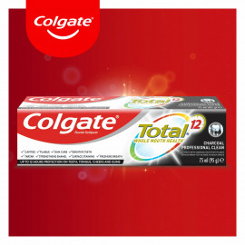 Colgate Charcoal Deep Clean Toothpaste 75ml -- كولجيت فحم تنظيف عميقة معجون أسنان 75مل  Colgate Charcoal Deep Clean Toothpaste 75ml -- كولجيت فحم تنظيف عميقة معجون أسنان 75مل