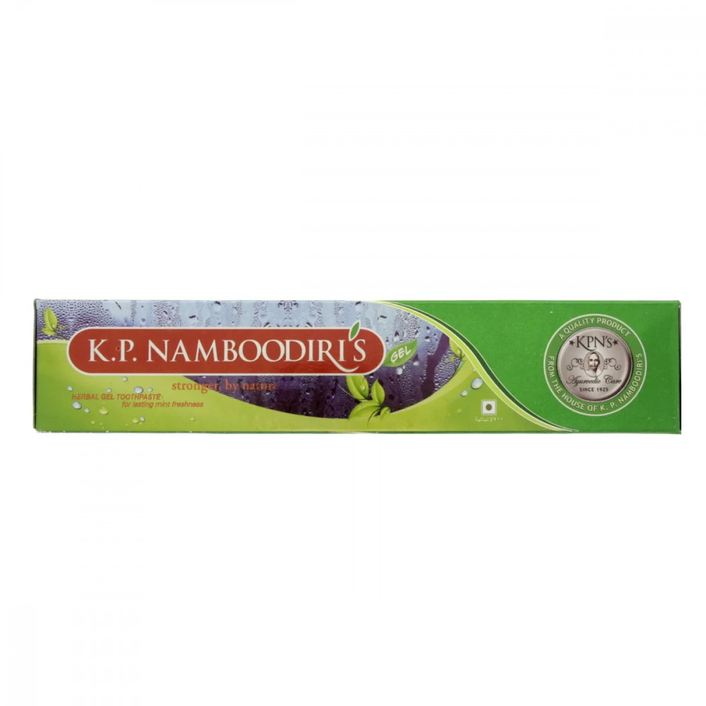 K.P. Namboodiri's Herbal Gel Toothpaste 125g -- كي بي نامبوديريس ملح طبيعي معجون أسنان 100جم