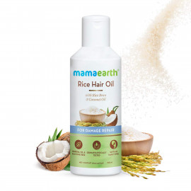 Mamaearth Rice Hair Oil 150ml -- ماميرت أرز زيت شعر 150مل  Mamaearth Rice Hair Oil 150ml -- ماميرت أرز زيت شعر 150مل