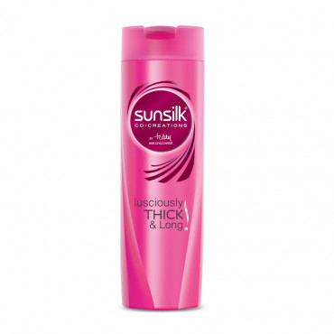 Sunsilk Thick & Long Shampoo 185ml -- صانسيلك - شامبو سميك وطويل 185 مل