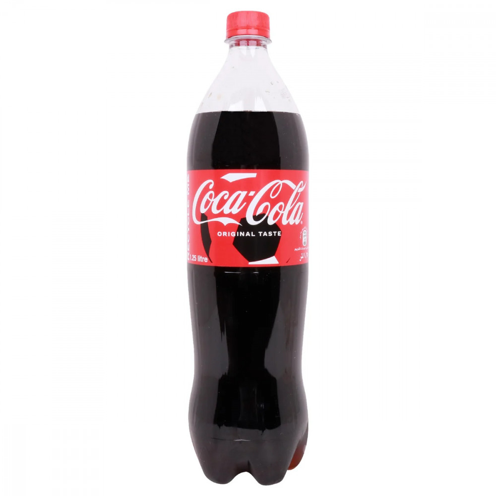 Coca Cola Bottle 3x1.25 Litres -- كوكو كولا علبة 3*1.25لتر  Coca Cola Bottle 3x1.25 Litres -- كوكو كولا علبة 3*1.25لتر