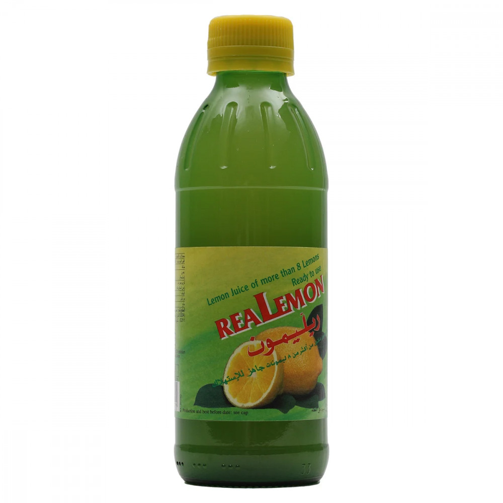 Real Lemon Juice 250ml -- ريل عصير ليمون 250مل  Real Lemon Juice 250ml -- ريل عصير ليمون 250مل