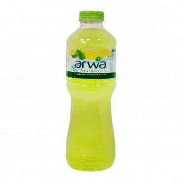 Arwa Delight Lemon & Mint Flavoured Water 500ml -- عروة ديلايت ليمون &نعناع شراب منكهة 500مل 