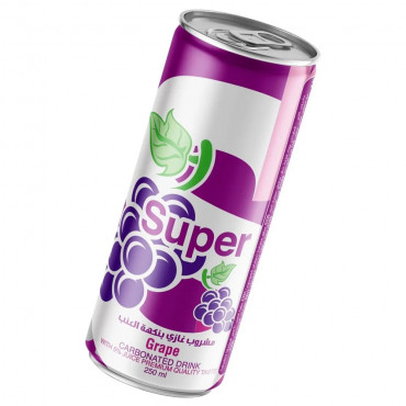 Super Grape Carbonated Drink 250ml -- سوبير عنب شراب كاربونتد 250مل