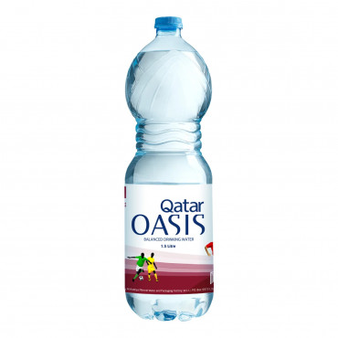 Qatar Oasis Drinking Water 1.5Litre -- قطر أوياسس شراب مياه 1.5لتر 